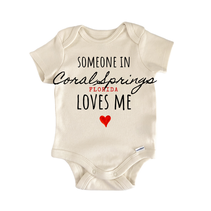 Coral Springs Florida Baby Gift Baby Bodysuit