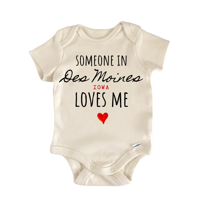 Des Moines Iowa Baby Gift Baby Bodysuit