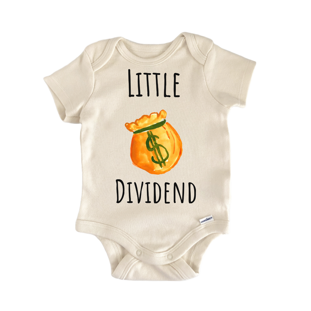 Dividend Finance Accounting Bank Baby Gift Baby Bodysuit