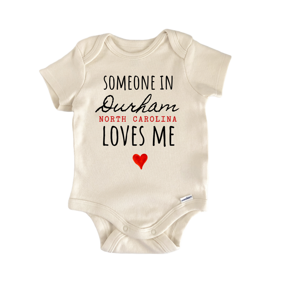 Durham North Carolina Baby Gift Baby Bodysuit