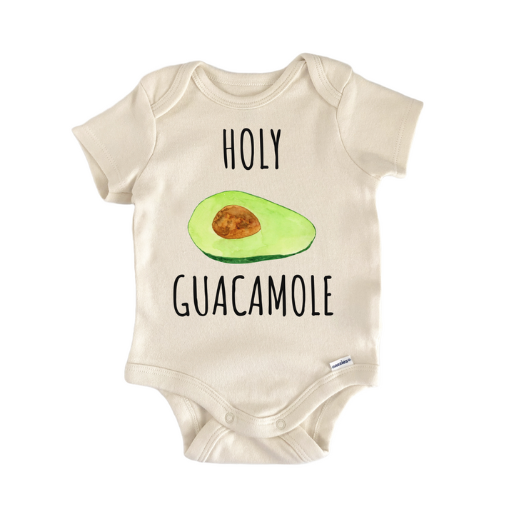 Guacamole Avocado Fruit Holy Baby Gift Baby Bodysuit