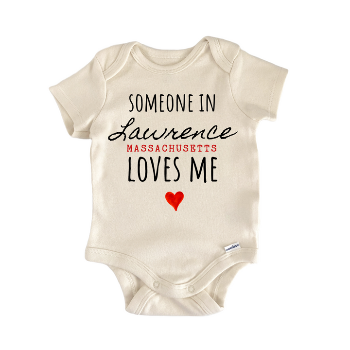 Lawrence Massachusetts Baby Gift Baby Bodysuit