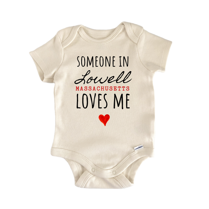 Lowell Massachusetts Baby Gift Baby Bodysuit
