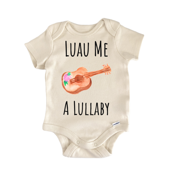 Hawaiian Luau Ukulele Baby Gift Baby Bodysuit