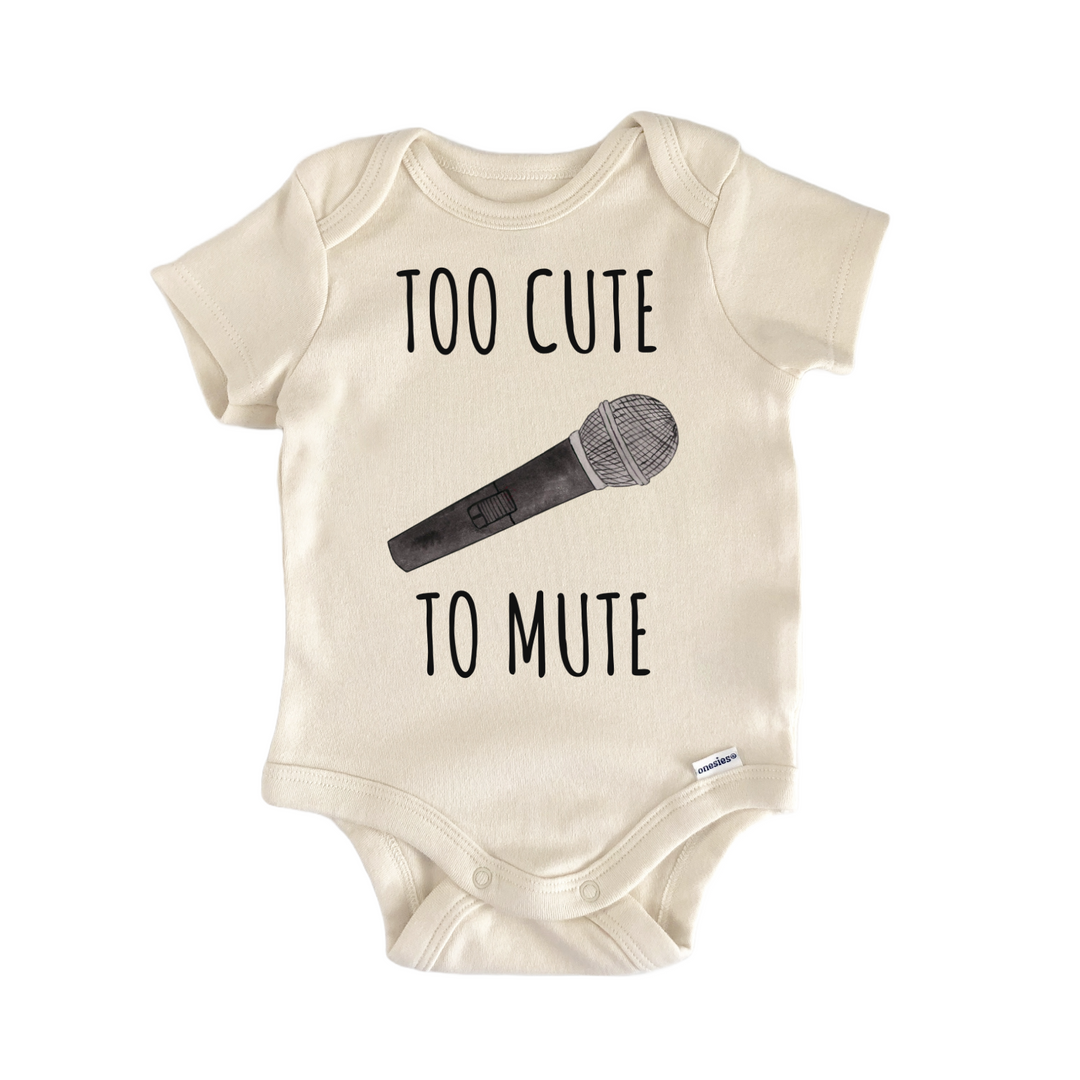 Microphone Singer Band Instrument Baby Gift Baby Bodysuit