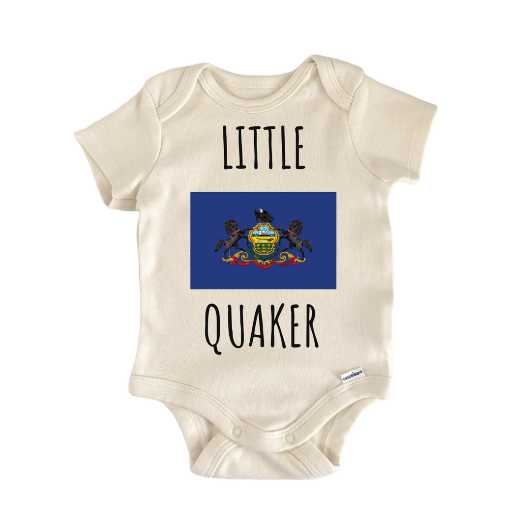 Pennsylvania State Flag Baby Gift Baby Bodysuit
