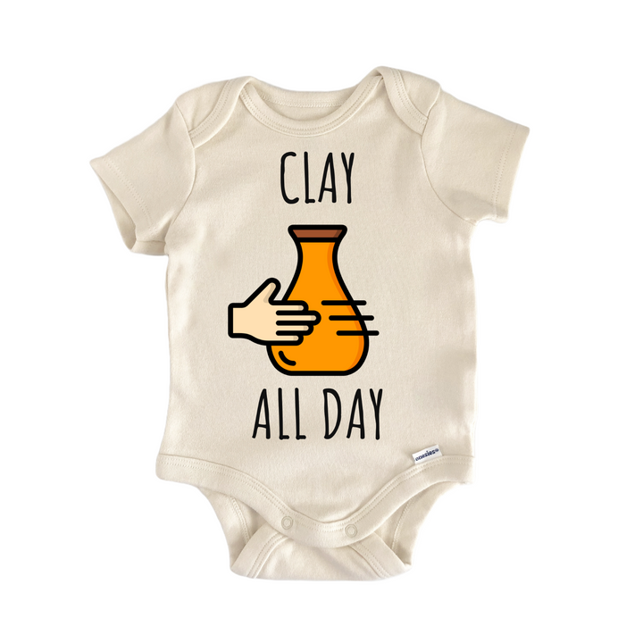 Pottery Making Clay Ceramic Baby Gift Baby Bodysuit