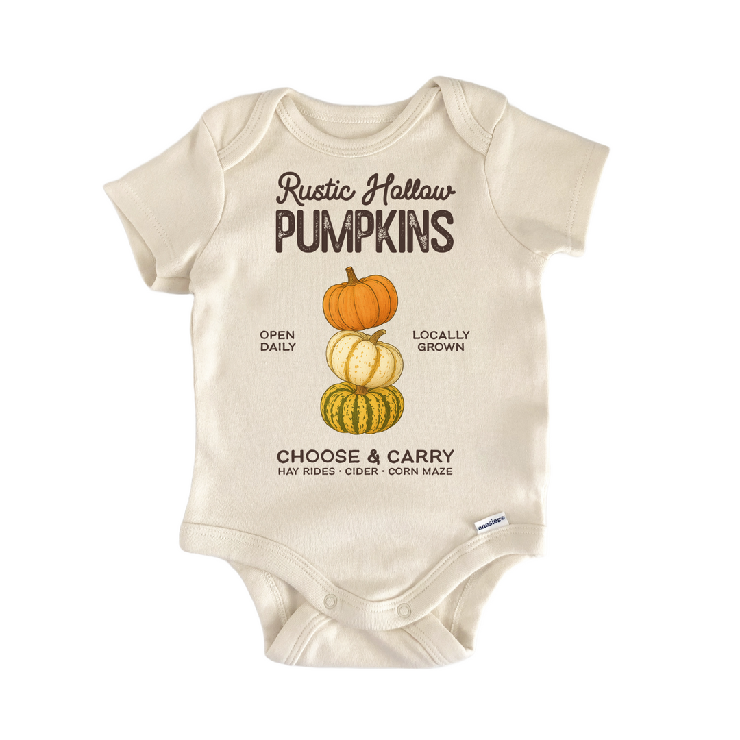 Pumpkin Picking Fall Patch Baby Gift Baby Bodysuit