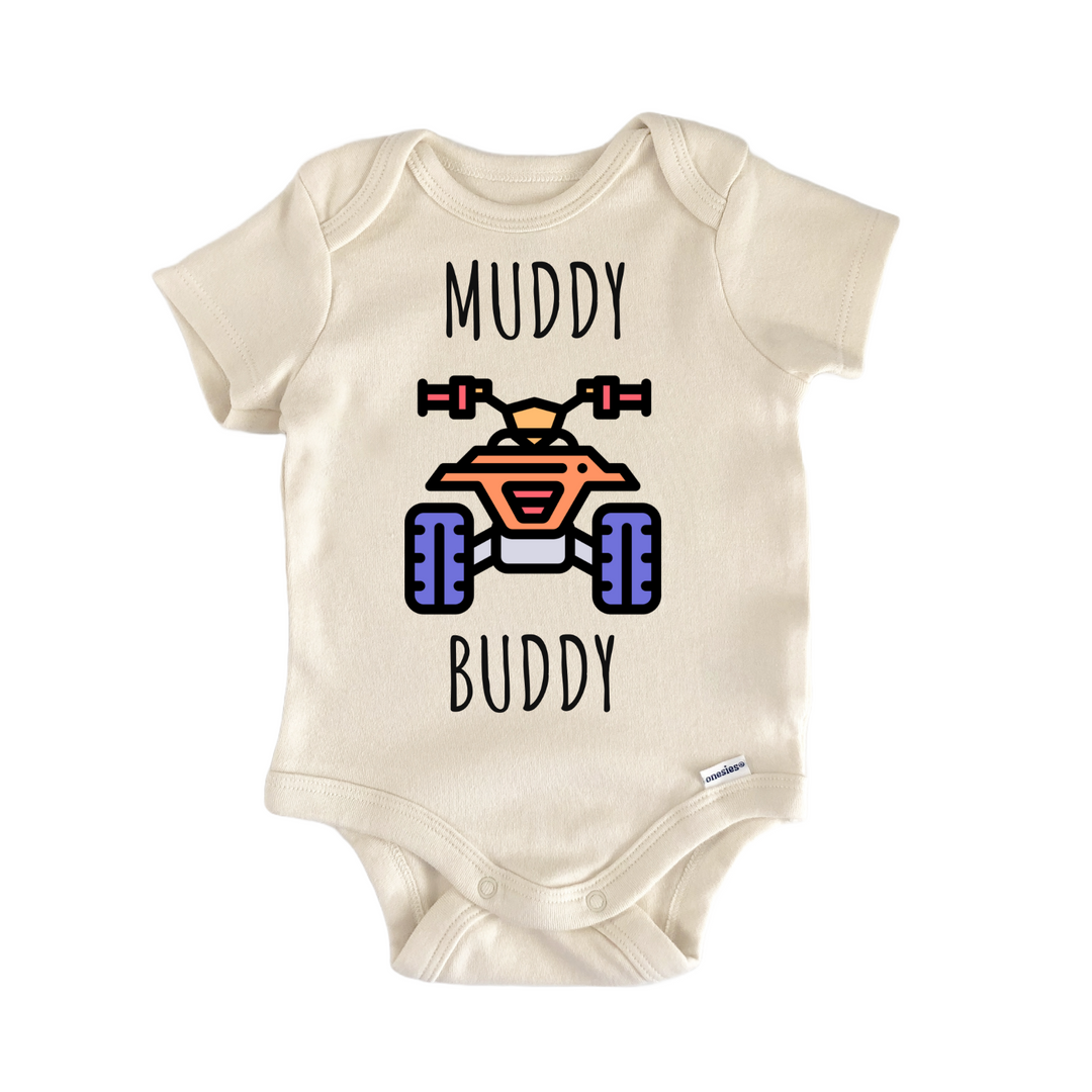 Quad ATV Offroad Mud Baby Gift Baby Bodysuit