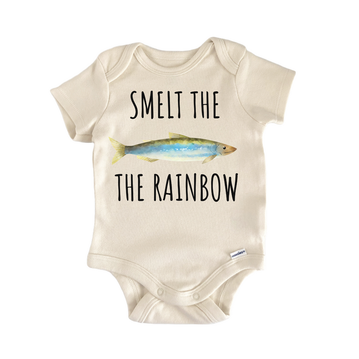 Rainbow Smelt Fish Freshwater Fishing Baby Gift Baby Bodysuit