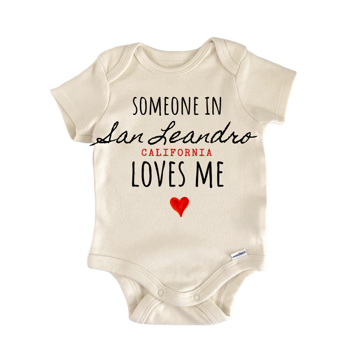 San Leandro California Baby Gift Baby Bodysuit