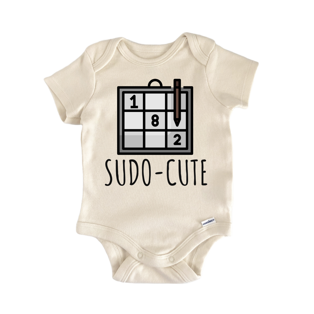 Sudoku Puzzle Game Baby Gift Baby Bodysuit