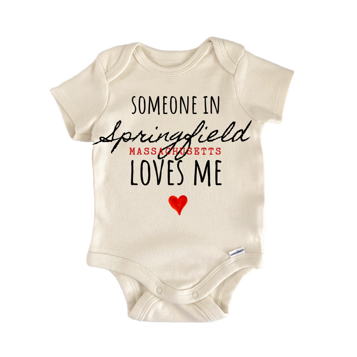 Springfield Massachusetts Baby Gift Baby Bodysuit