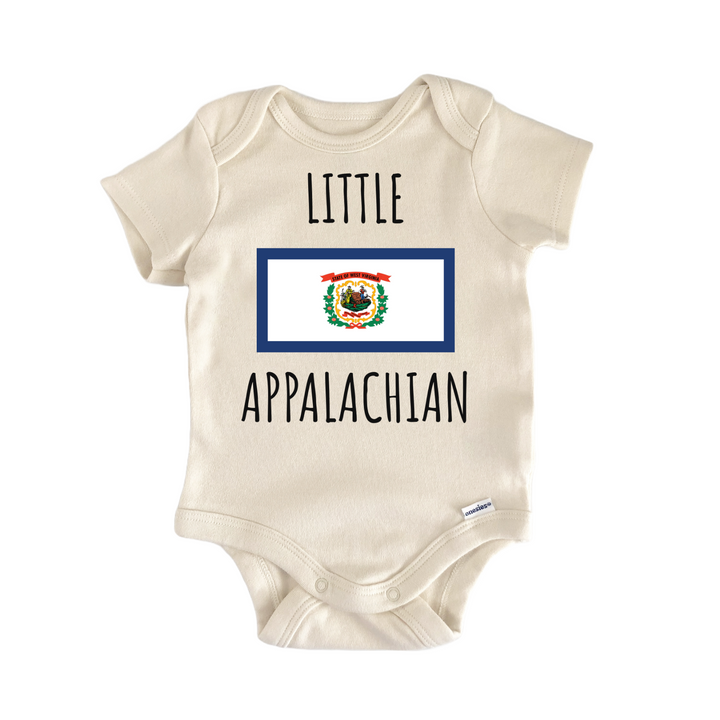 West Virginia Appalachian State Flag Baby Gift Baby Bodysuit