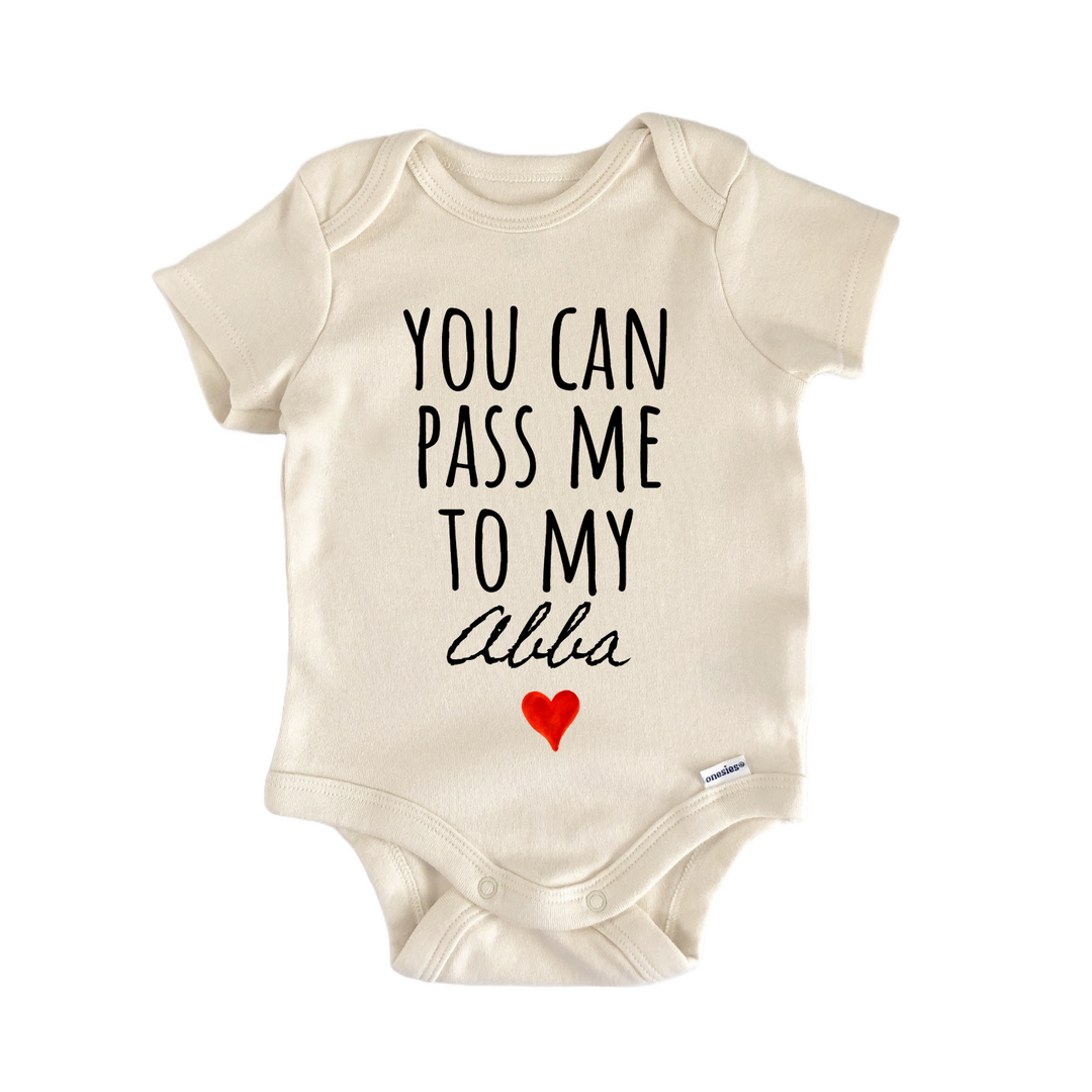 Abba Announcement Baby Gift Baby Bodysuit