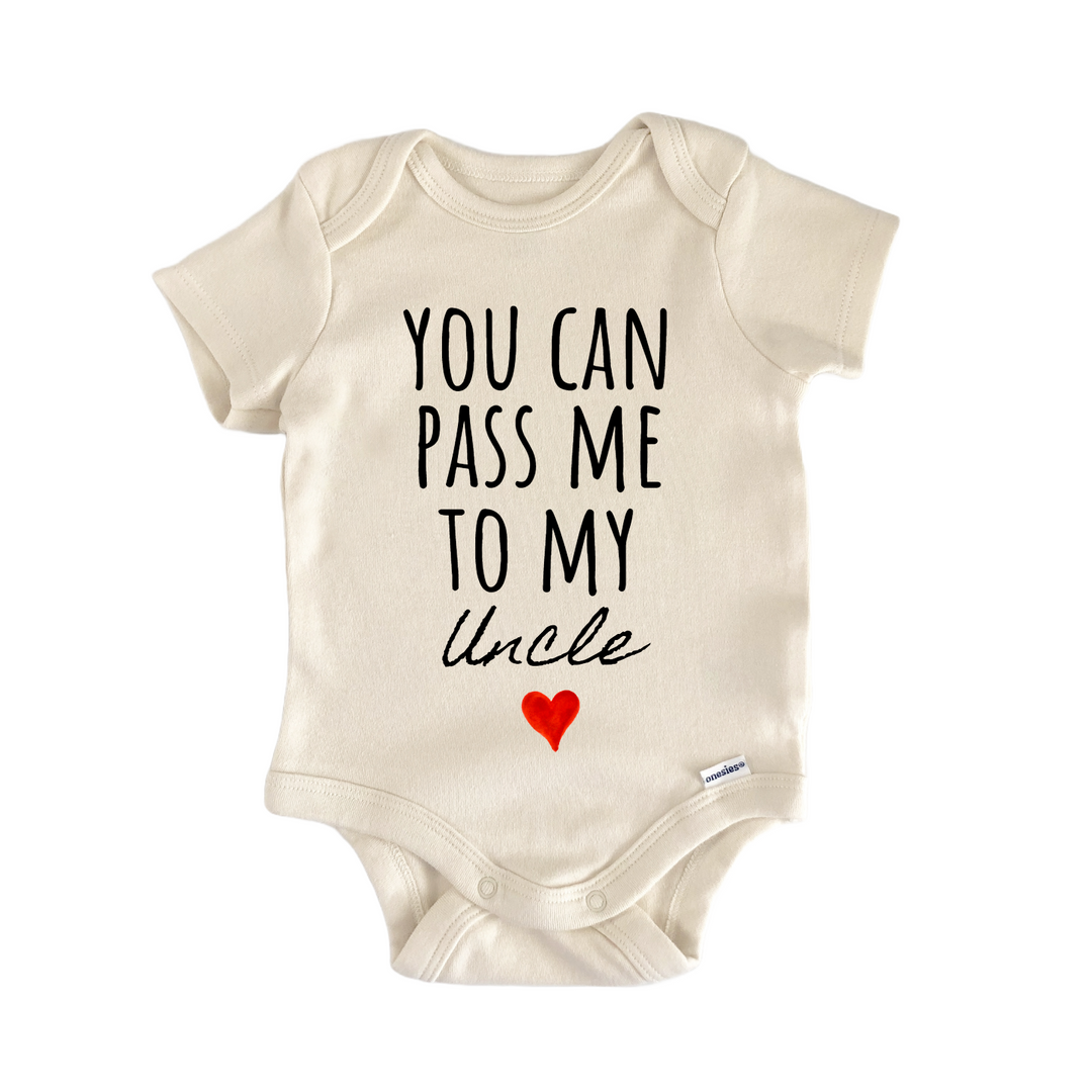 Uncle Announcement Baby Gift Baby Bodysuit