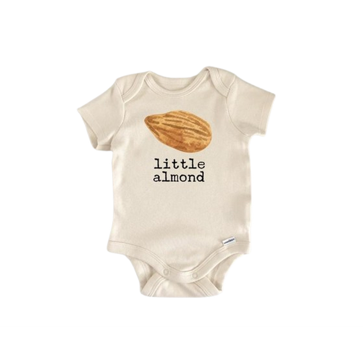 Little Almond Nut - Baby Boy Girl Clothes Infant Bodysuit Funny Cute Newborn  Funny Cute Onesie® | North Fork Forager LLC
