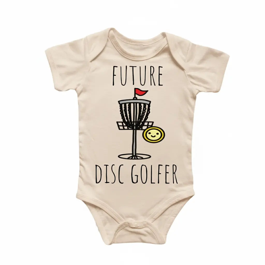 Disc Golf - Baby Boy Girl Clothes Infant Bodysuit Funny Cute Newborn 4  Funny Cute Onesie® | North Fork Forager LLC