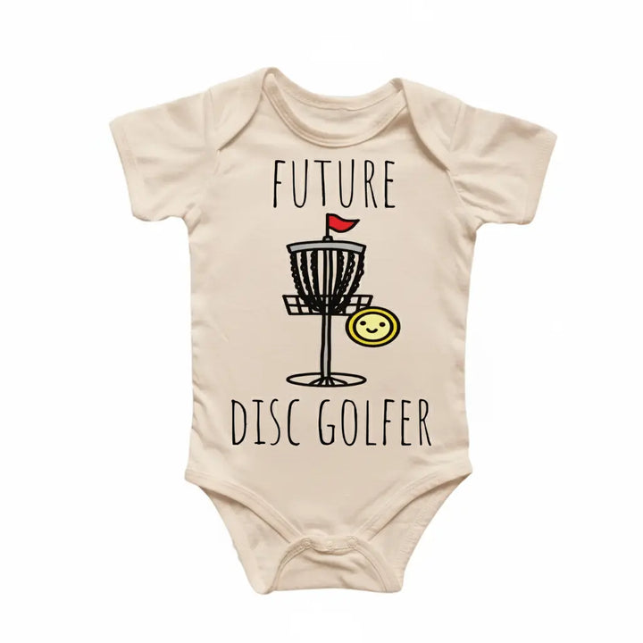 Disc Golf - Baby Boy Girl Clothes Infant Bodysuit Funny Cute Newborn 4  Funny Cute Onesie® | North Fork Forager LLC