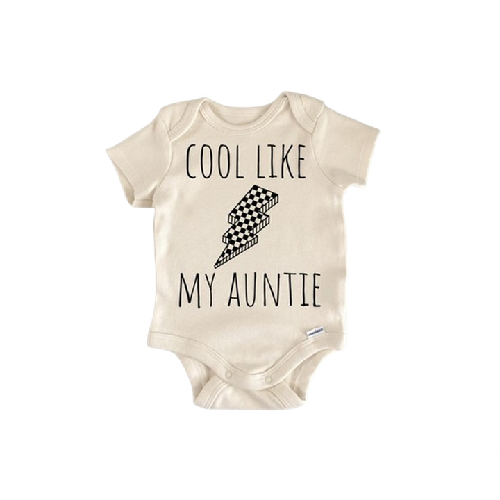Cool Aunt Auntie - Baby Boy Girl Clothes Infant Bodysuit Funny Cute Newborn