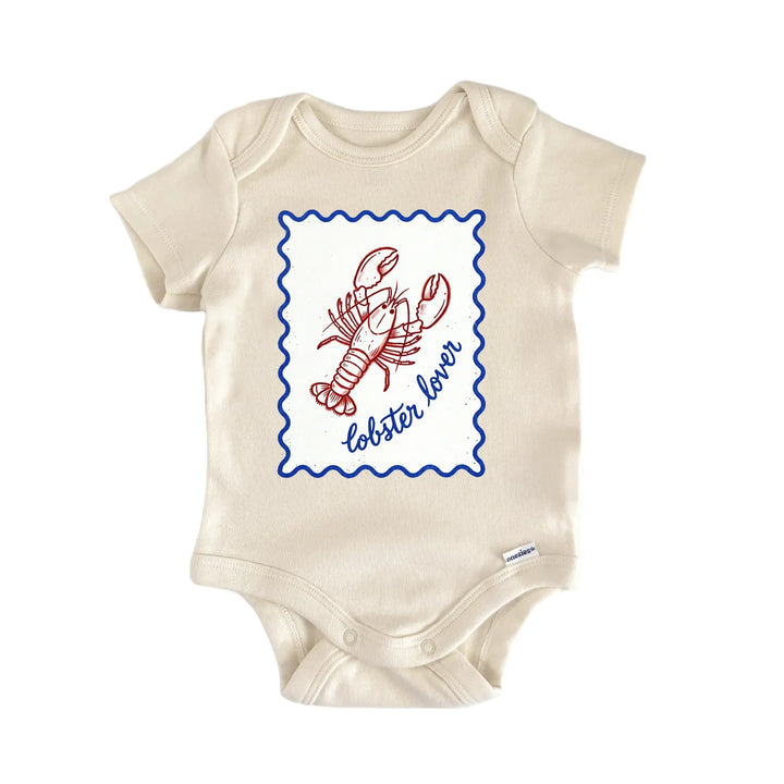 Lobster Lover Stamp Baby Gift Baby Bodysuit