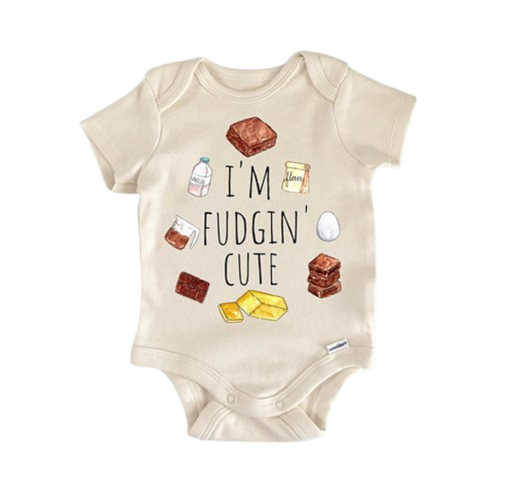 Baking Baker Bakery Brownie - Baby Boy Girl Clothes Infant Bodysuit Funny Cute Newborn