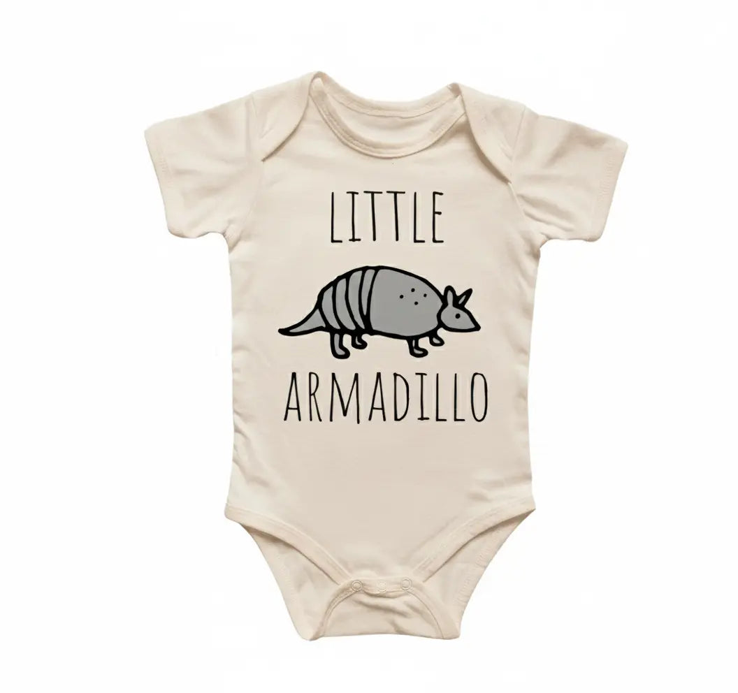 Armadillo - Baby Boy Girl Clothes Infant Bodysuit Funny Cute Newborn  Funny Cute Onesie® | North Fork Forager LLC