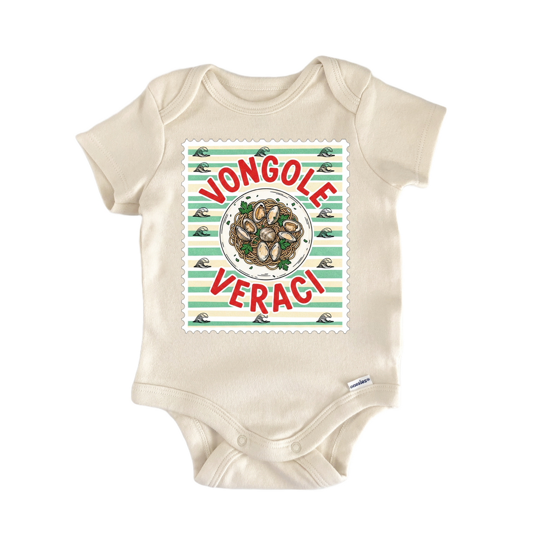 Vongole Veraci Seafood Pasta Baby Gift Baby Onesie®