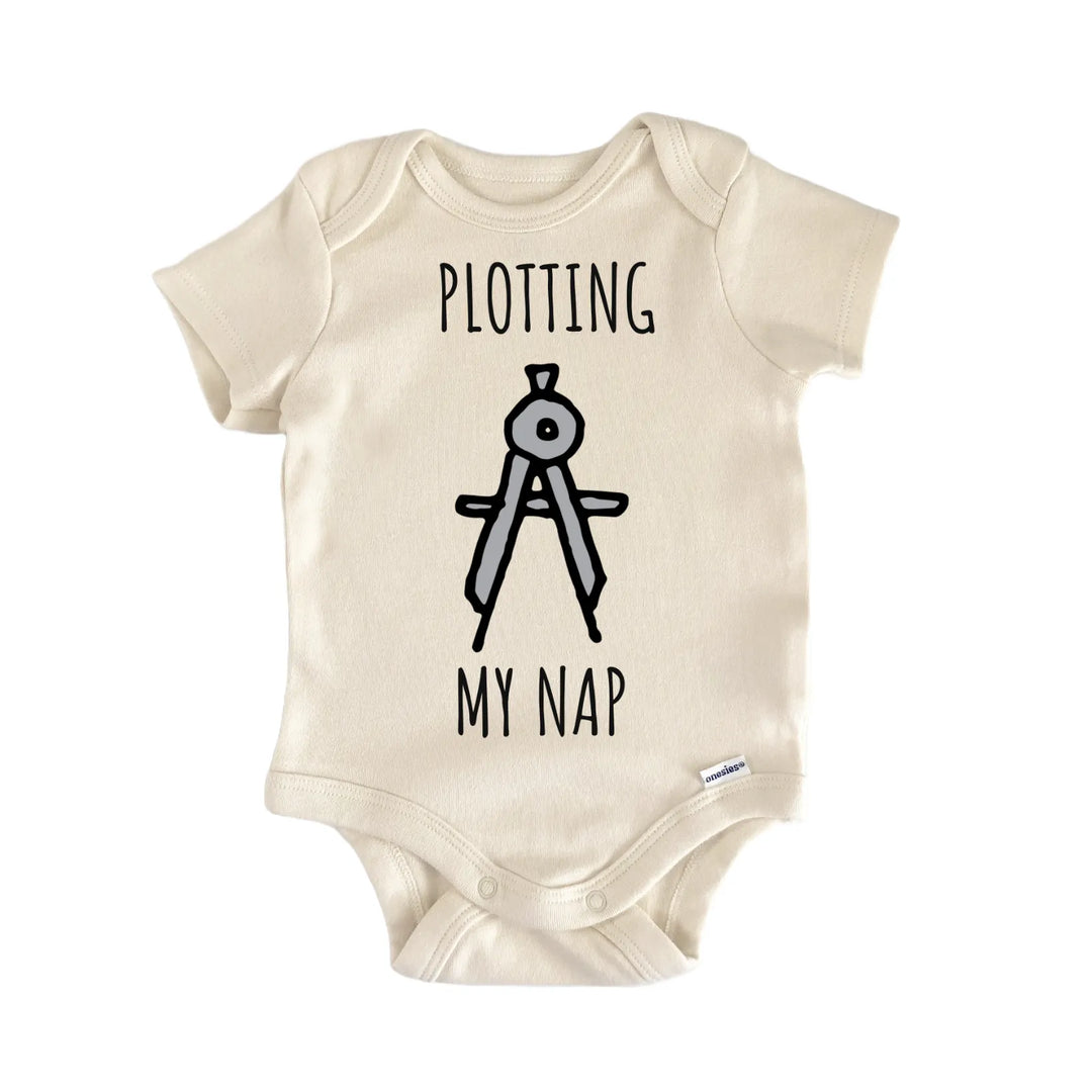 Drafting Compass Architect Engineer Infant Gift Baby Bodysuit