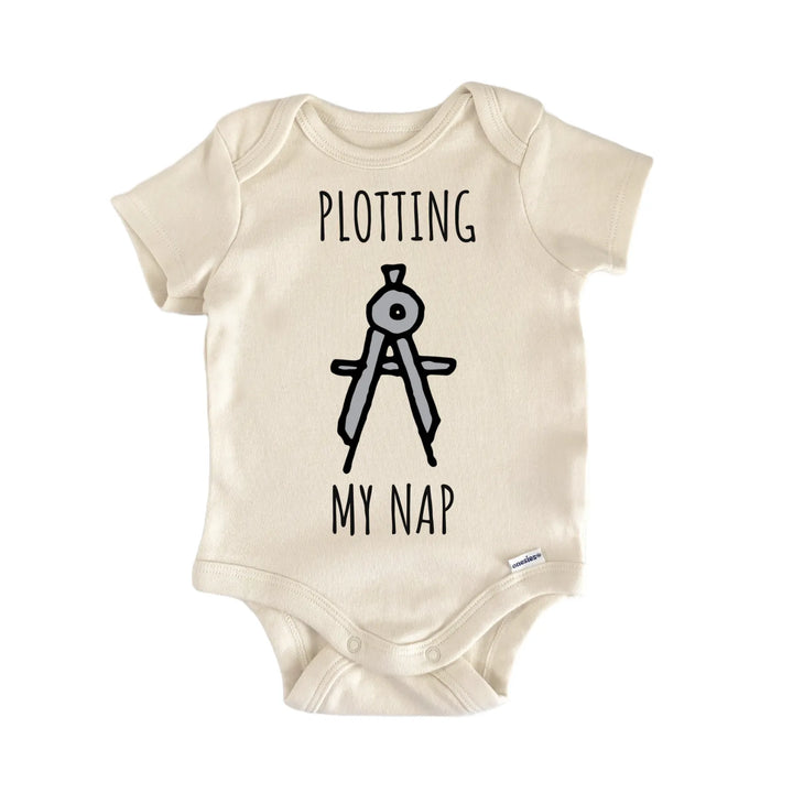 Drafting Compass Architect Engineer Infant Gift Baby Bodysuit