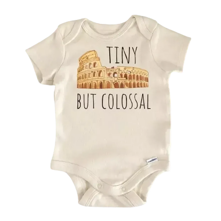 Colosseum Rome Italy - Baby Boy Girl Clothes Infant Bodysuit Funny Cute Newborn  Funny Cute Onesie® | North Fork Forager LLC
