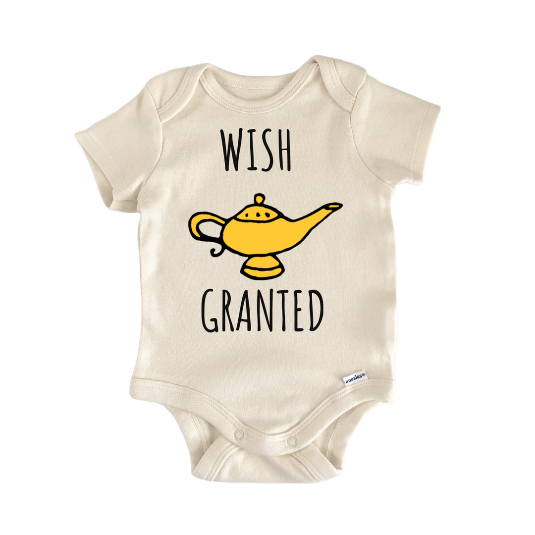Wish Granted Genie Lamp Movie Baby Gift Baby Bodysuit