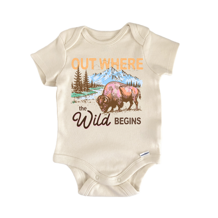 Wild Buffalo Outwhere Infant Gift Baby Onesie®