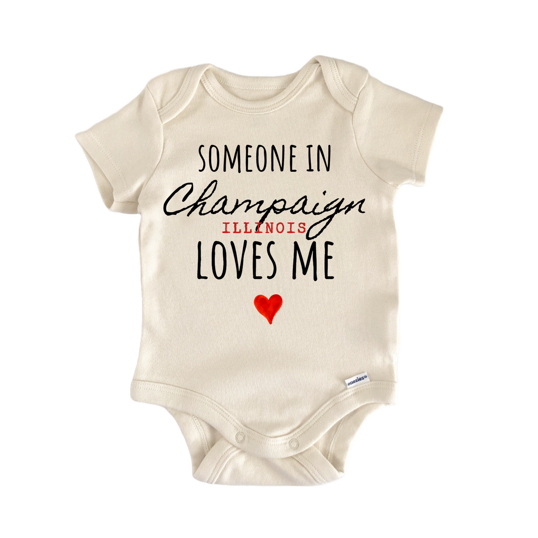 Champaign Illinois Baby Gift Baby Onesie®