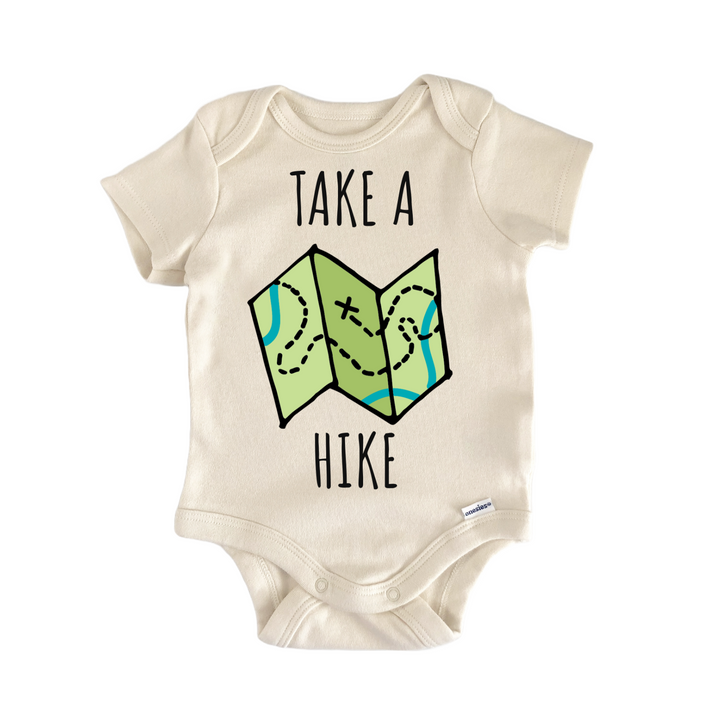 Take A Hike Mountains Hiking Baby Gift Baby Onesie®
