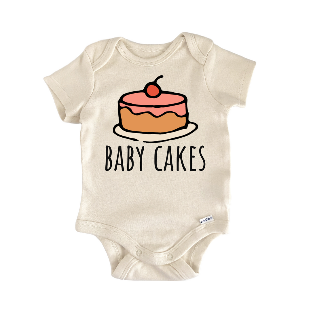 Baby Cakes Bakery Baker Cake Baby Gift Baby Bodysuit