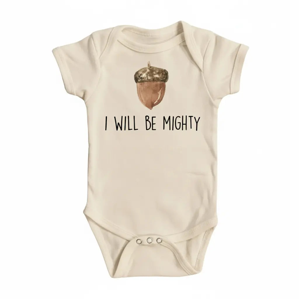 Acorn Oak Tree - Baby Boy Girl Clothes Infant Onesie® Funny Cute Newborn GS1  Funny Cute Onesie® | North Fork Forager LLC