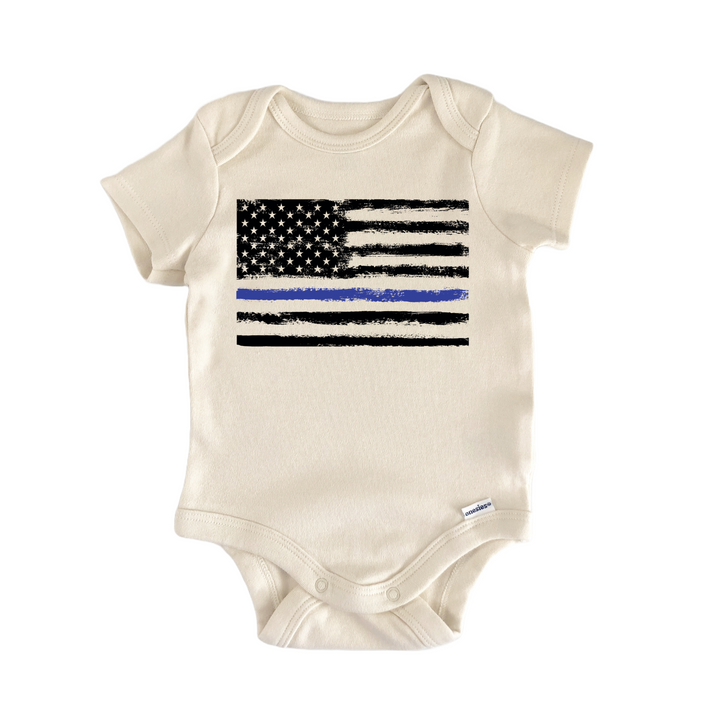 Thin Blue Line Police Law Enforcement Baby Gift Baby Onesie®