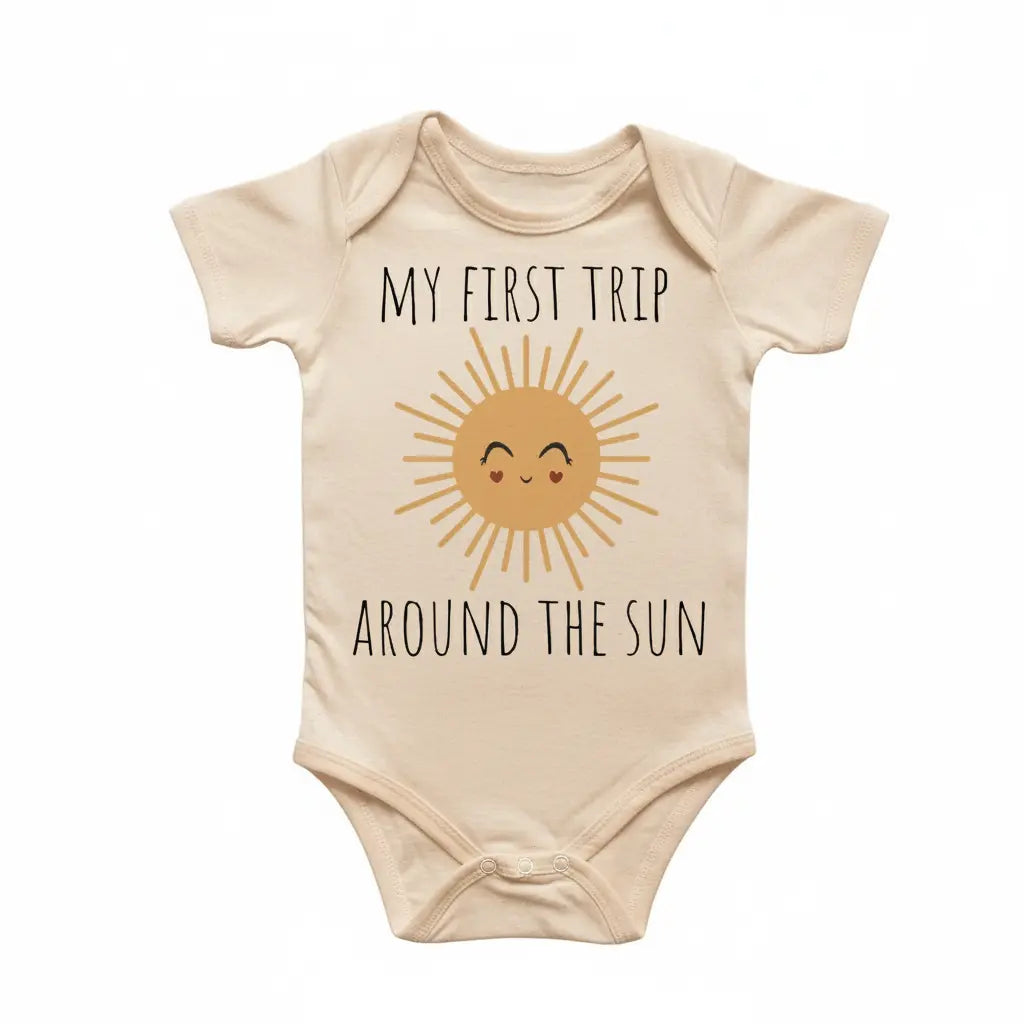 1st Birthday Sun - Baby Boy Girl Clothes Infant Bodysuit Funny Cute Newborn  Funny Cute Onesie® | North Fork Forager LLC