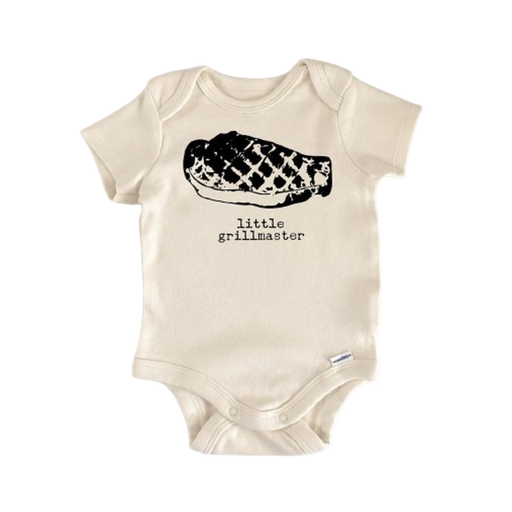 Steak Bbq Grillmaster  - Baby Boy Girl Clothes Infant Bodysuit Funny Cute Newborn  Funny Cute Onesie® | North Fork Forager LLC