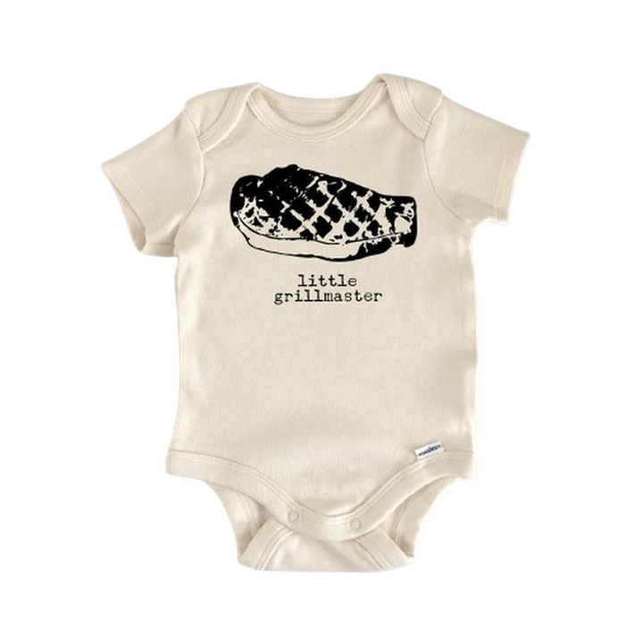 Steak Bbq Grillmaster  - Baby Boy Girl Clothes Infant Bodysuit Funny Cute Newborn  Funny Cute Onesie® | North Fork Forager LLC
