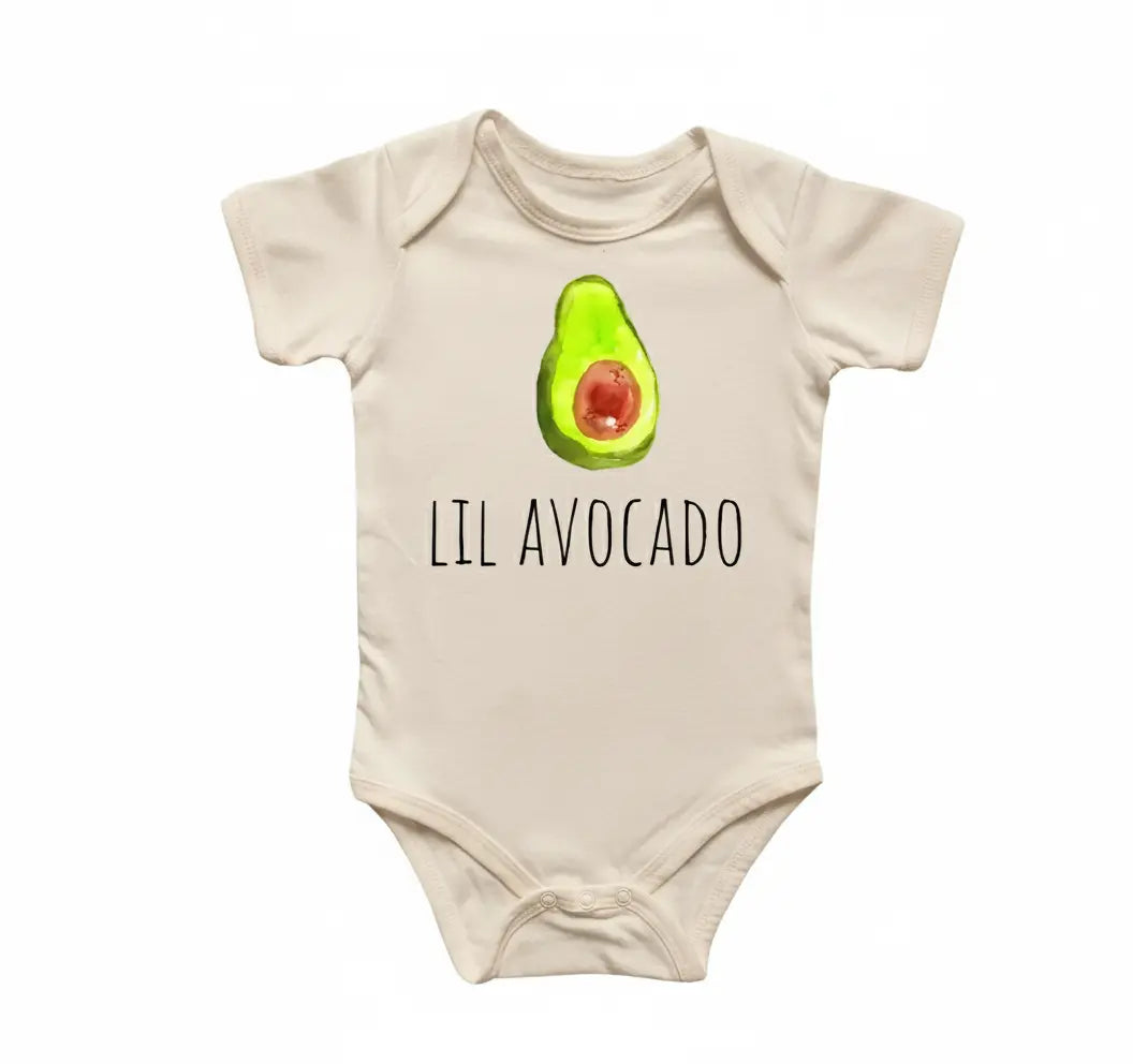Avocado - Baby Boy Girl Clothes Infant Bodysuit Funny Cute Newborn 3  Funny Cute Onesie® | North Fork Forager LLC