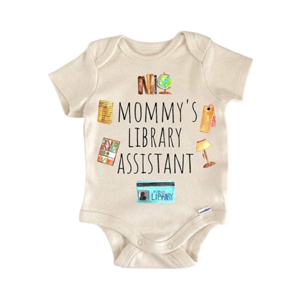Librarian Library School - Baby Boy Girl Clothes Infant Bodysuit Funny Cute Newborn  Funny Cute Onesie® | North Fork Forager LLC