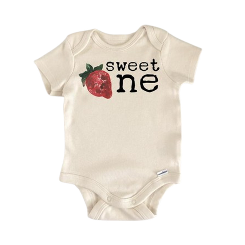 Strawberry Fruit Birthday - Baby Boy Girl Clothes Infant Bodysuit Funny Cute Newborn  Funny Cute Onesie® | North Fork Forager LLC