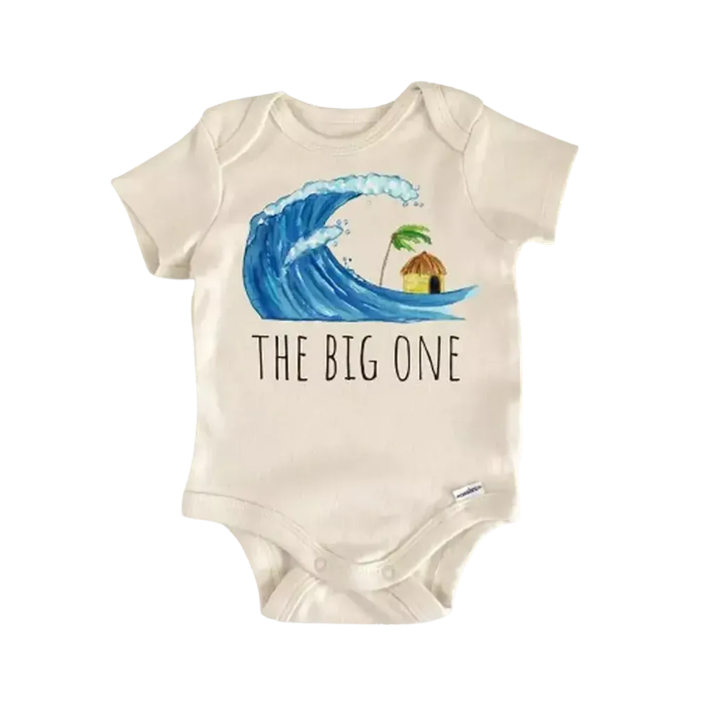 Big One Wave Birthday - Baby Boy Girl Clothes Infant Bodysuit Funny Cute Newborn  Funny Cute Onesie® | North Fork Forager LLC