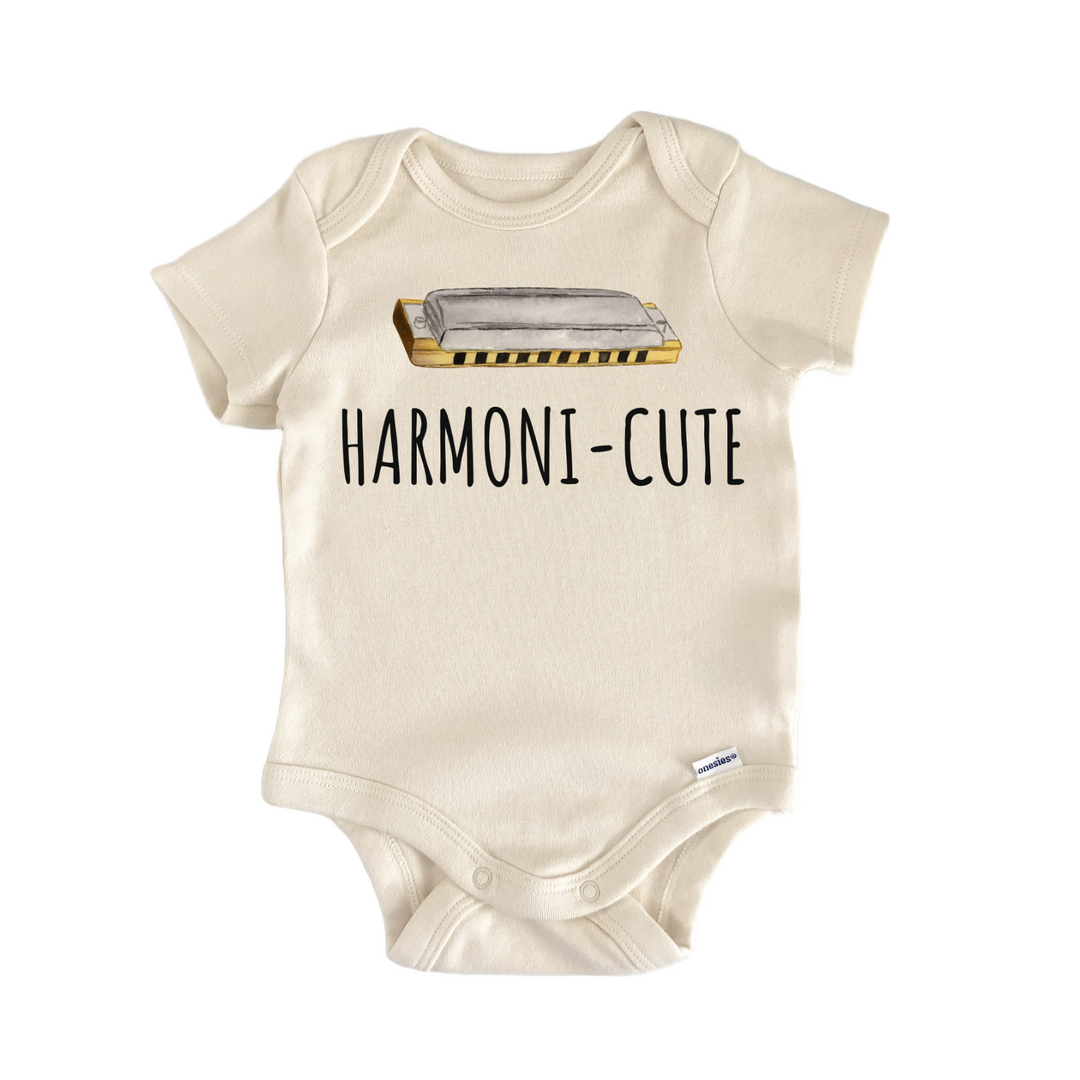 Harmonica Musical Instrument Blues Baby Gift Baby Onesie®