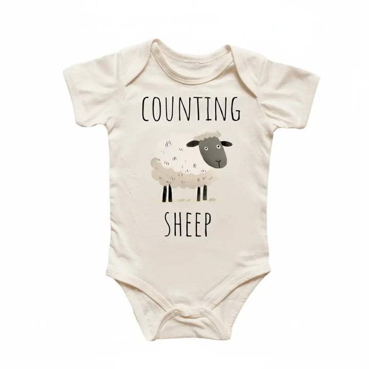 Counting Sheep  - Baby Boy Girl Clothes Infant Bodysuit Funny Cute Newborn  Funny Cute Onesie® | North Fork Forager LLC