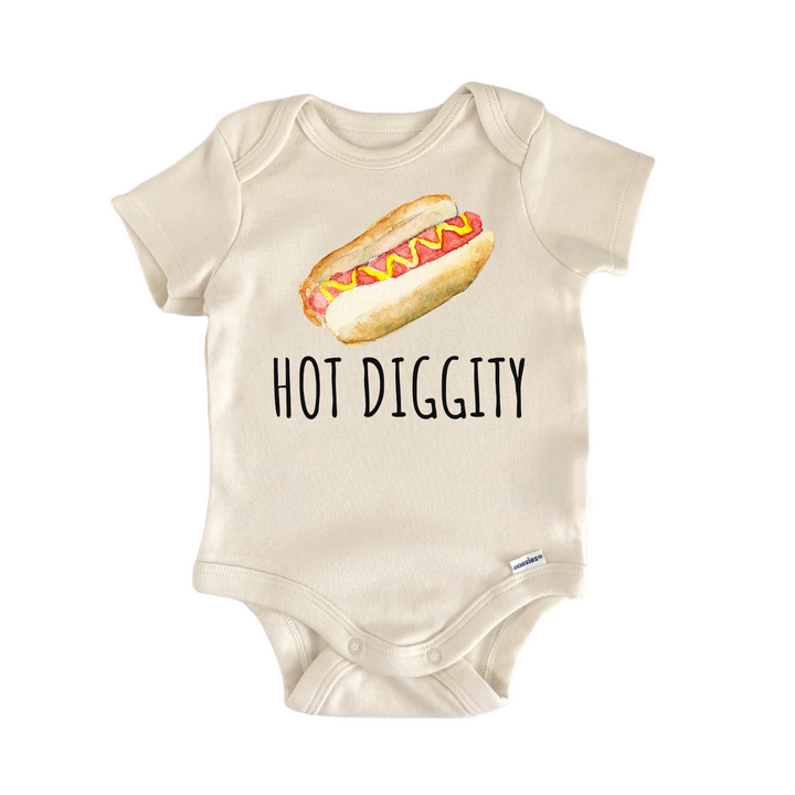 Hotdog Bun Hot Diggity Baby Gift Baby Onesie®