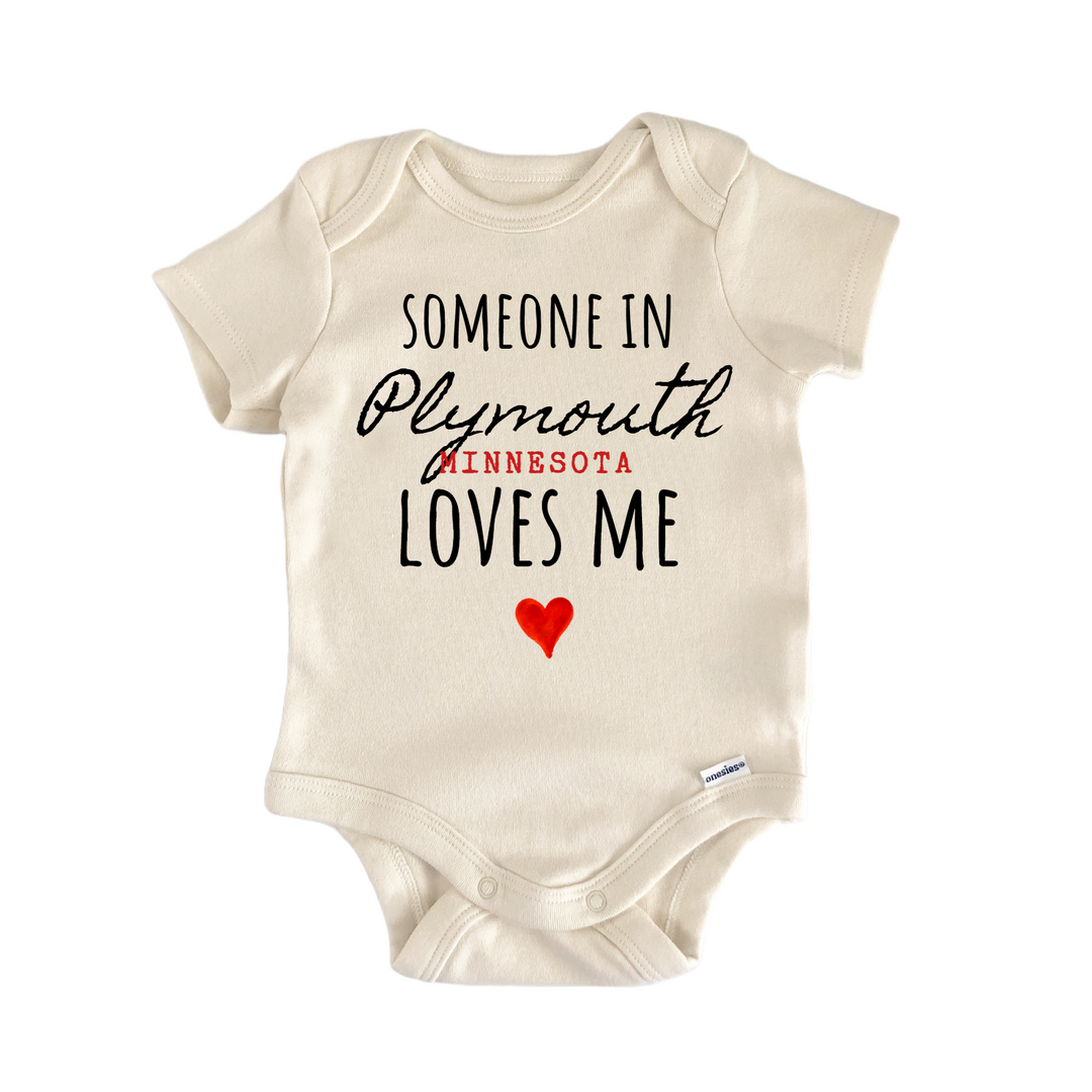 Plymouth Minnesota Baby Gift Baby Onesie®