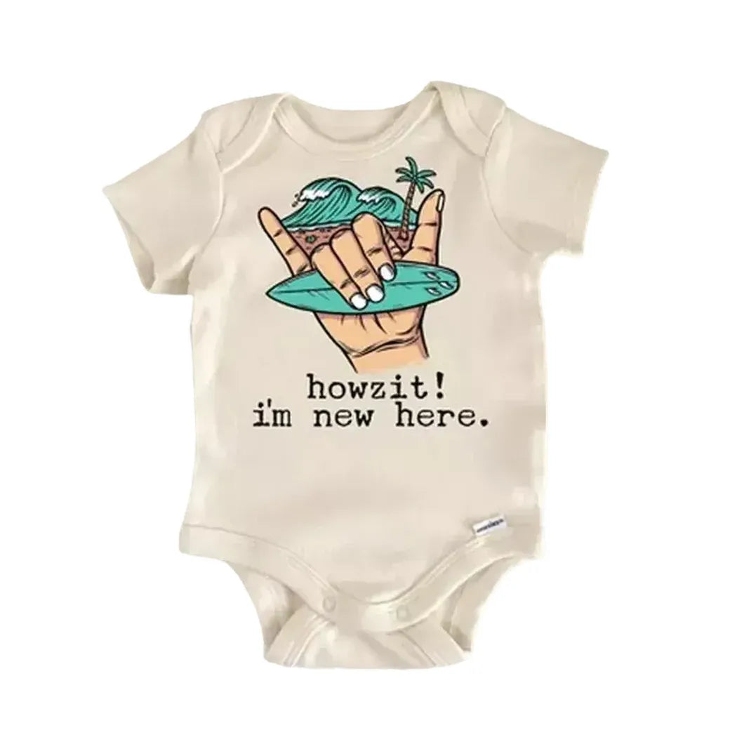 Hawaii Shaka - Baby Boy Girl Clothes Infant Onesie® Funny Cute Newborn GS1  Funny Cute Onesie® | North Fork Forager LLC